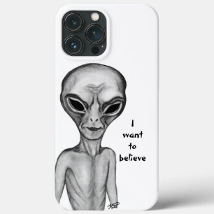 Graue Alien, ich wollte zu glauben Case-Mate iPhone Hülle
