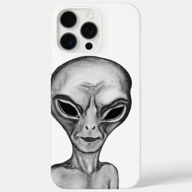 Graue Alien, ich wollte zu glauben Case-Mate iPhone Hülle (Rückseite)