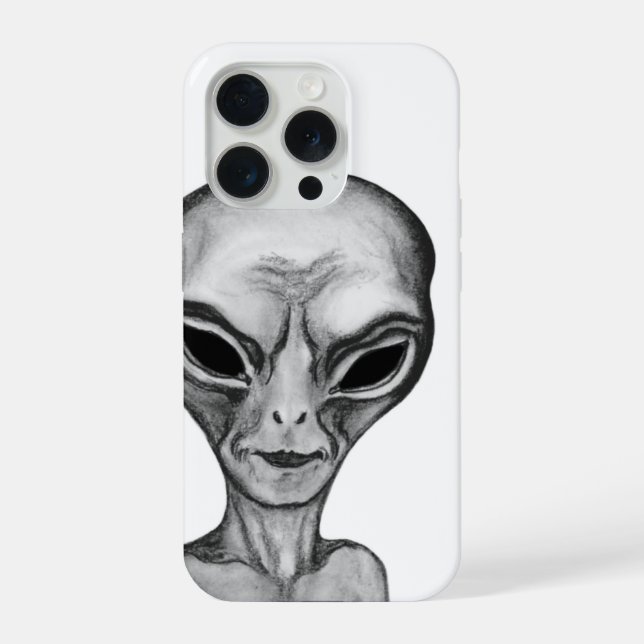 Graue Alien, ich wollte zu glauben iPhone Hülle (Rückseite)