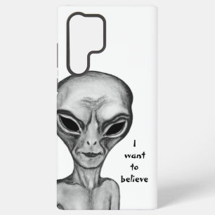 Graue Alien, ich wollte zu glauben Samsung Galaxy Hülle