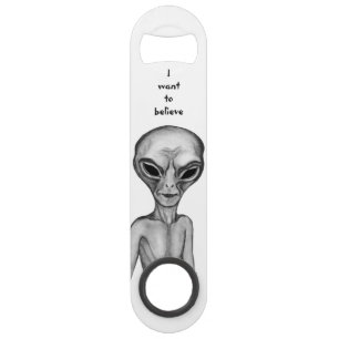 Graue Alien, ich wollte zu glauben Speed Flaschenöffner
