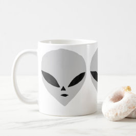Graue Alien Kaffeetasse