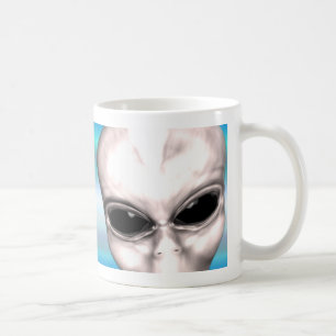 Graue alien-Studien-Tasse Kaffeetasse