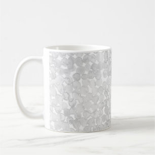 Graue Aquarellfarben mit grauem Kreis Kaffeetasse