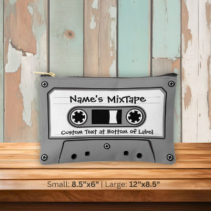 Graue Audiokassette Zubehörtasche