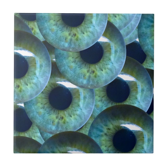 graue Augapfel Fliese (Vorderseite)