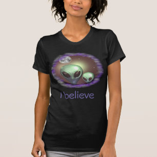 Graue Außerirdische T-Shirt