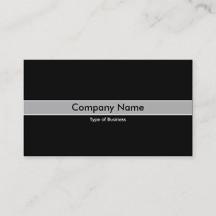 Graue Band - Schwarz Visitenkarte