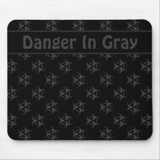 Graue Biogefährdung Mousepad mit benutzerdefiniert