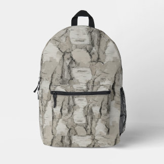 Graue Birkenrinde | Hellwoodland-Jäger-Tarnung Bedruckter Rucksack