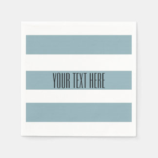 Graue blaue Streifen Serviette