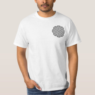 Graue Blume T-Shirt