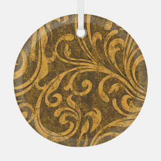 Graue, blumige, hochauflösende, nahtlose Textur. Ornament Aus Glas