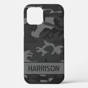 Graue Camouflage Monogramm Case-Mate iPhone Hülle