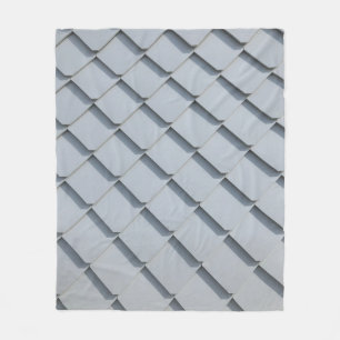 Graue Dachschindeln Fleecedecke