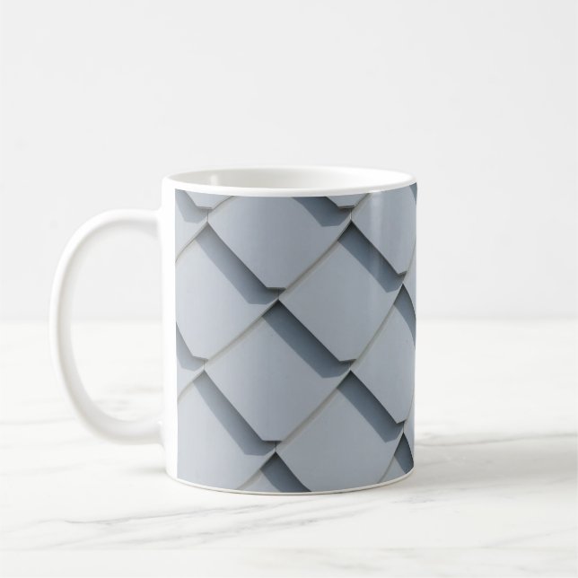 Graue Dachschindeln Kaffeetasse (Links)