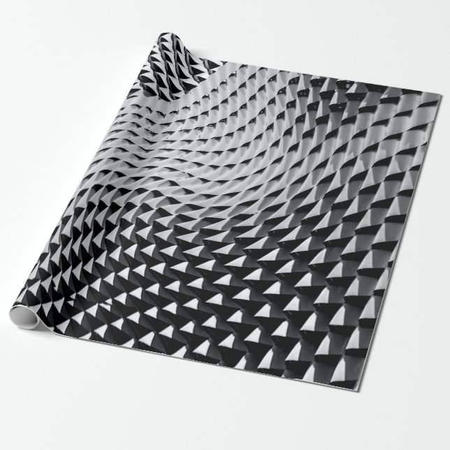 Graue digitale Tapete Geschenkpapier (Ungerollt)