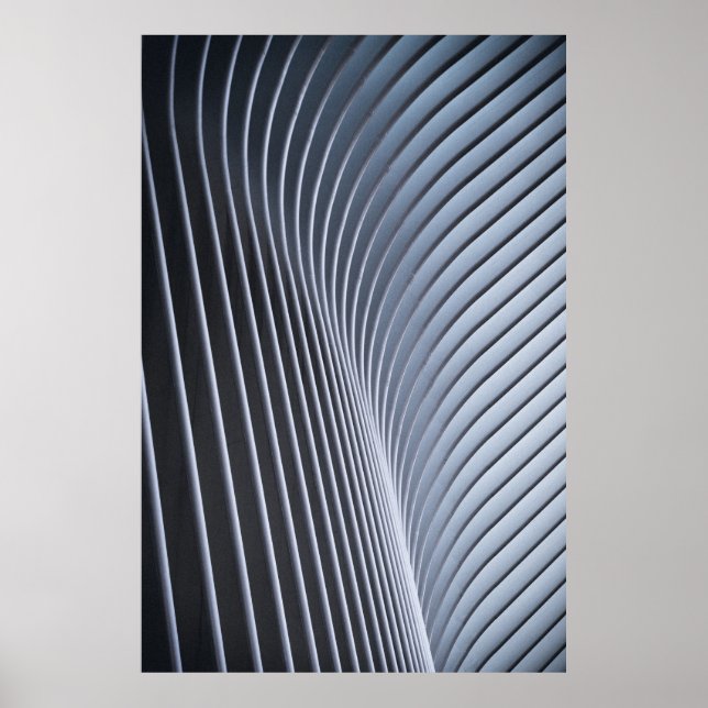 Graue digitale Tapete Poster (Vorne)