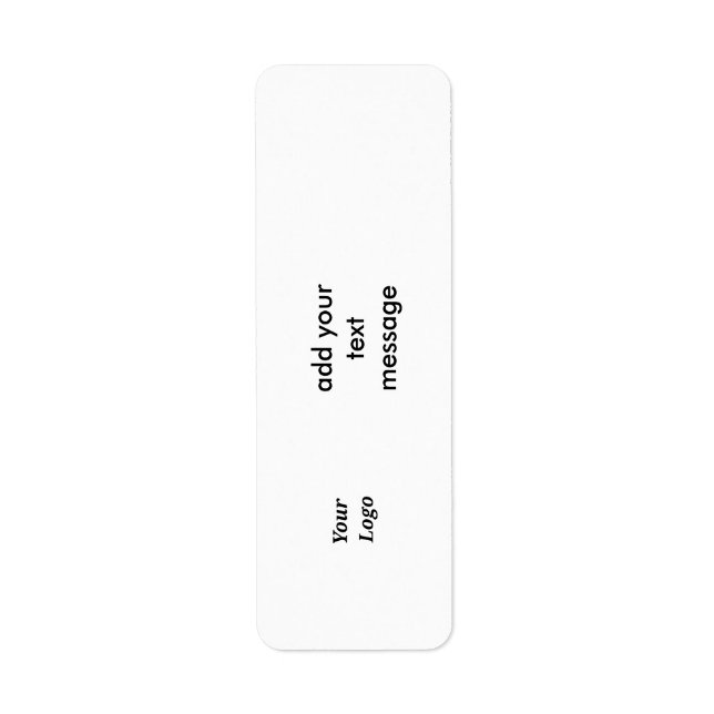 GRAUE EINFACHE NAME-ADRESSE-ETIKETTE (Vorne)