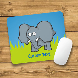 Graue Elefanten-Compuermauspad Mousepad