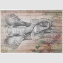 Graue Elefantenfamilie Wasserfarbe