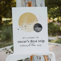 Graue erste Reise um das Sun Welcome Poster