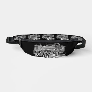 Graue Feuerwehrwagen-Ölfarbe, Bauchtasche