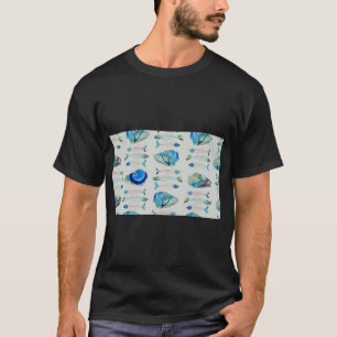 Graue Fischköpfe T-Shirt