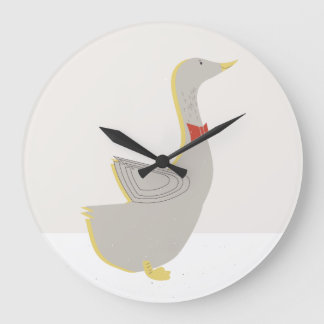 Graue Gans-Wanduhr Große Wanduhr