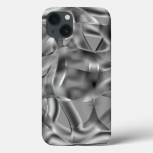 Graue gebogene Formen mit hellen Tönen Case-Mate iPhone Hülle