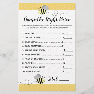 Graue gelbe Hummel Name des Preisduschspiels