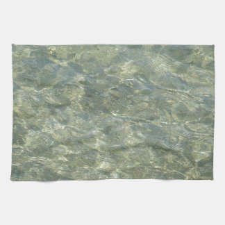 Graue, goldene Wasserfarben Geschirrtuch
