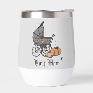 Graue Goth Mama Halloween Viktorianische Babyträgt