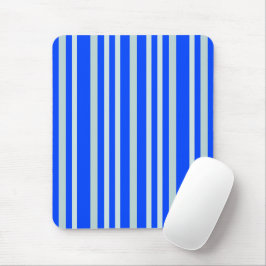 Graue graue Streifen an blauen Streifen Mousepad