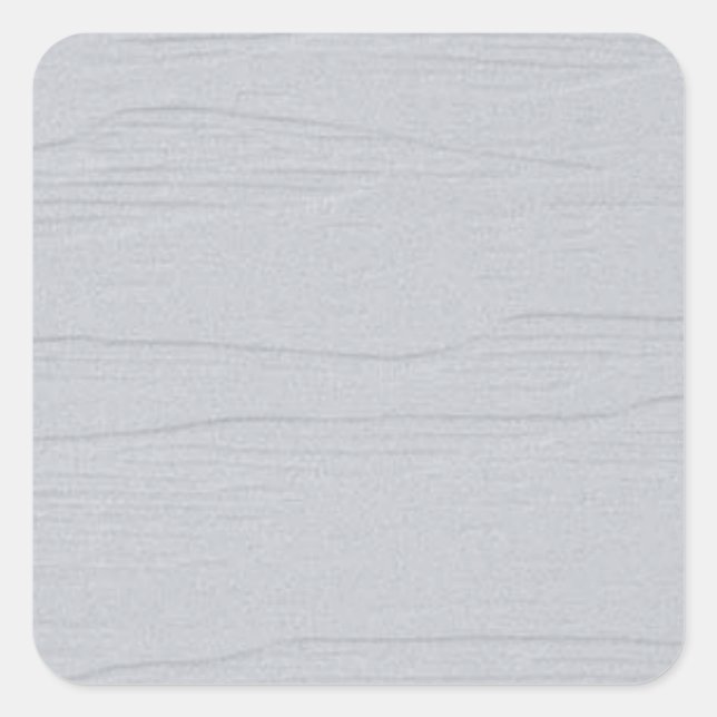 Graue, graue Vinyl-Siding-Aufkleber Quadratischer Aufkleber (Vorderseite)