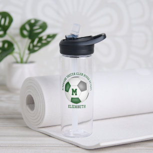 Graue grüne Schulklubmannschaft färbt kundenspezif Trinkflasche