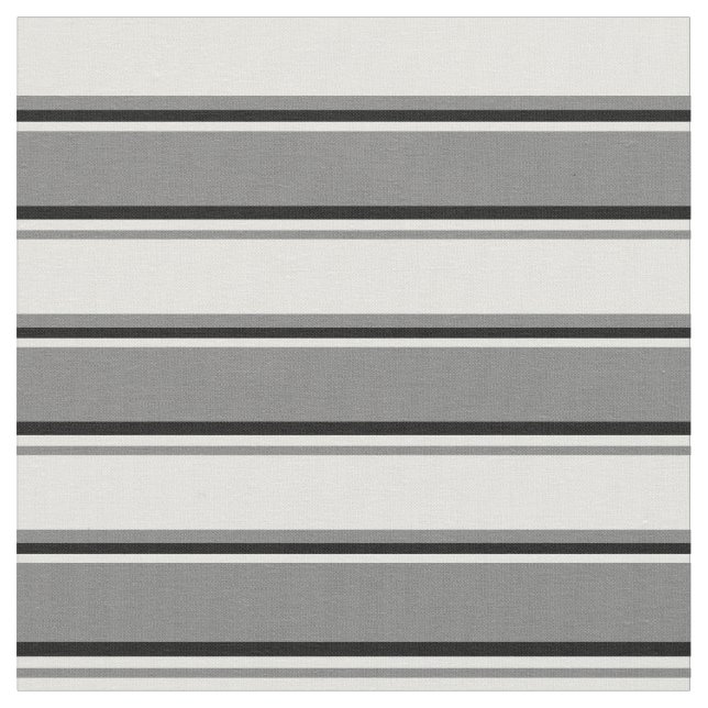 Graue, helle und schwarz gefärbte Linien Stoff (Nahaufnahme)