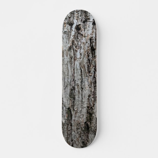 Graue Hickory-Rinde (Carya glabra) Skateboard (Vorne)