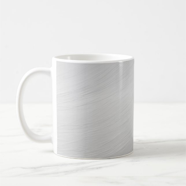 Graue Hintergrundtextur Kaffeetasse (Links)