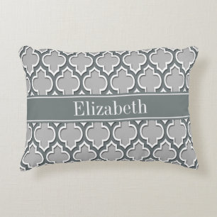 Graue Holzkohle, Marokkanisch #5DS Holzkohlename M Zierkissen