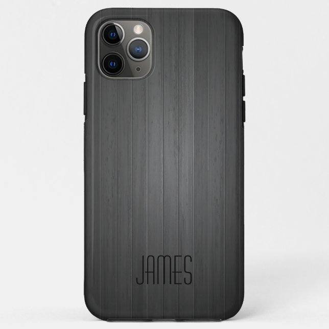 Graue Imitat Case-Mate iPhone Hülle (Rückseite)