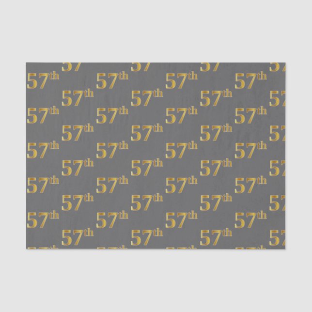 Graue, Imitate Gold 57. (Siebenundfünfzigste) Vera Seidenpapier (Vorderseite)