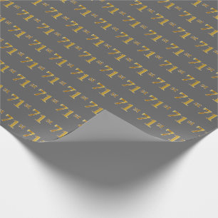 Graue, Imitate Gold 71. (71. Geschenkpapier