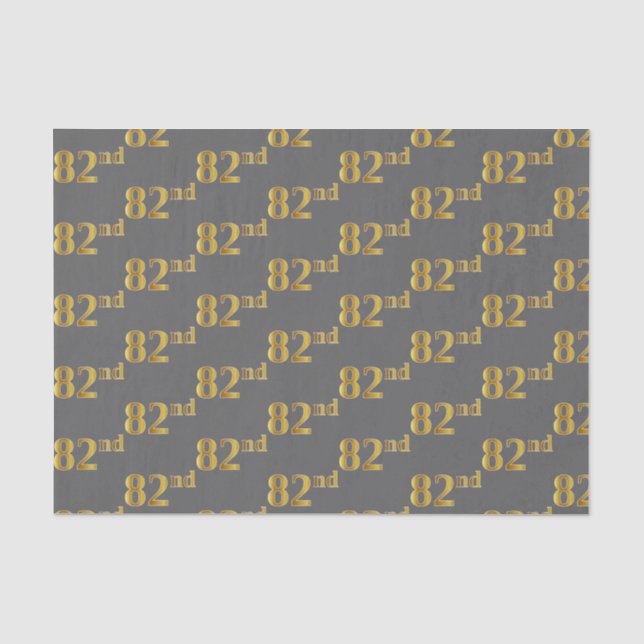 Graue, Imitate Gold 82. (82. Seidenpapier (Vorderseite)
