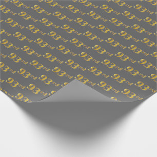 Graue, Imitate Gold 93. (30.) Veranstaltung Geschenkpapier