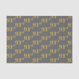 Graue, Imitate Gold 93. (30.) Veranstaltung Seidenpapier