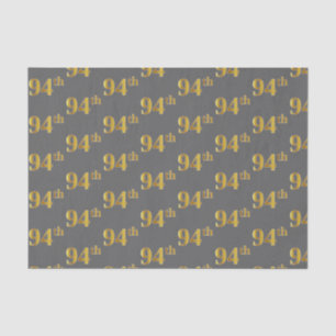 Graue, Imitate Gold 94. (vierundneunzig) Veranstal Seidenpapier