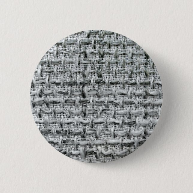 Graue Jute Button (Vorderseite)