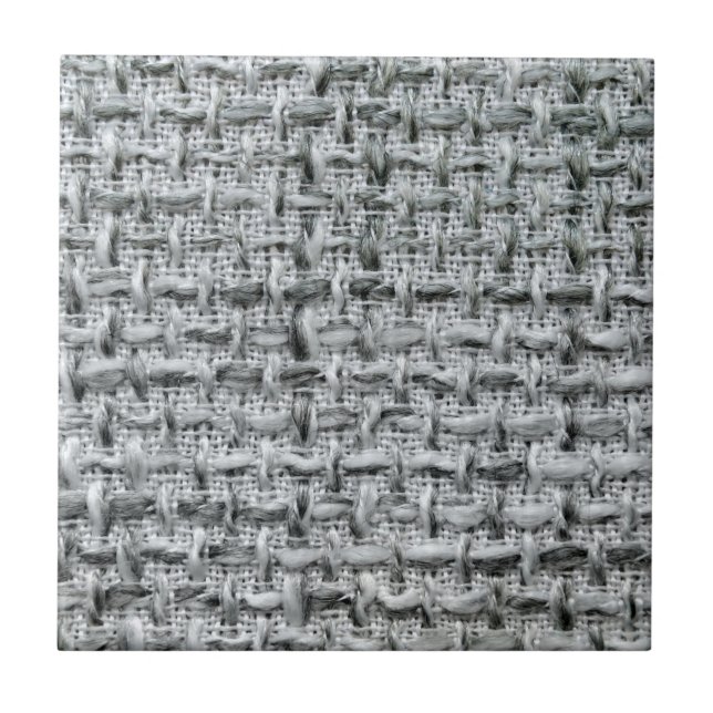 Graue Jute Fliese (Vorderseite)
