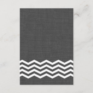 Graue Jute-RSVP RSVP Karte